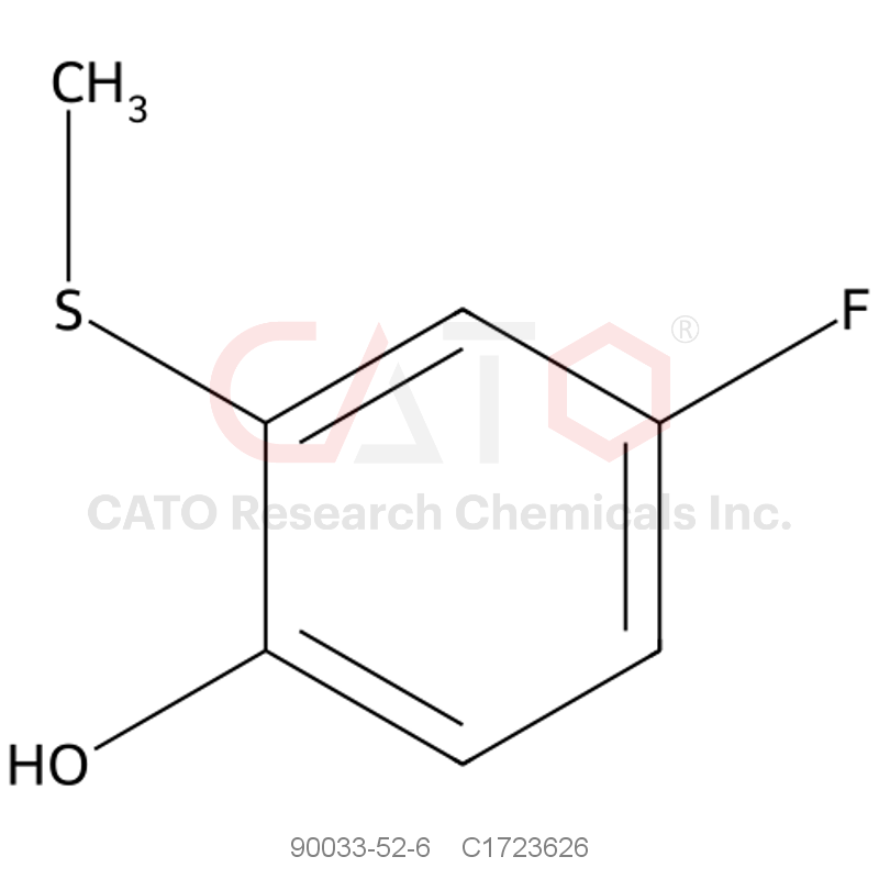CAS No.:90033-52-6,4-氟-2-(甲硫基)苯酚