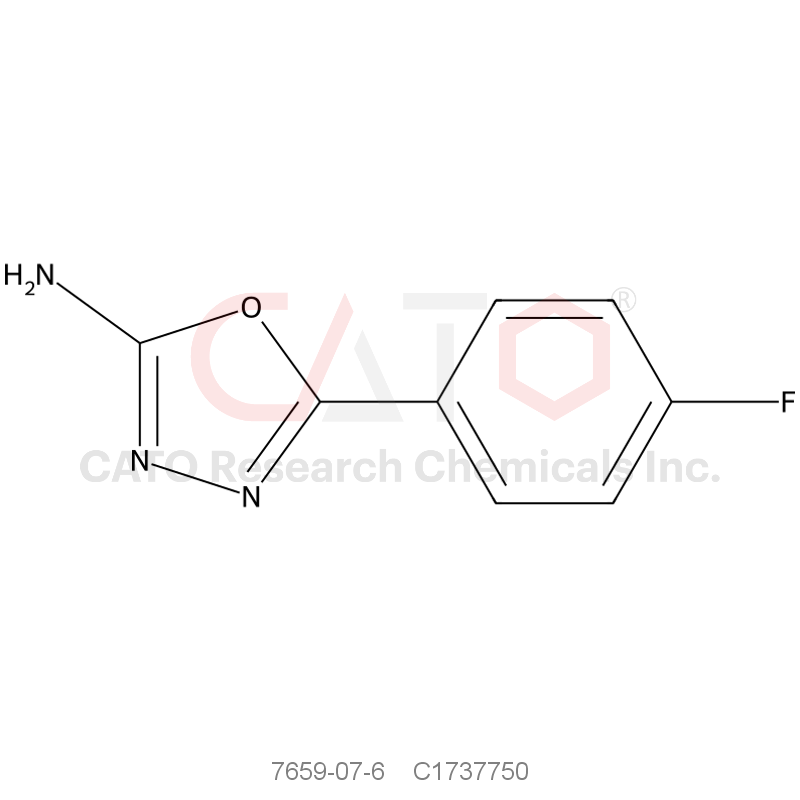 CAS No.:7659-07-6,5-(4-Fluorophenyl)-1,3,4-oxadiazol-2-amine