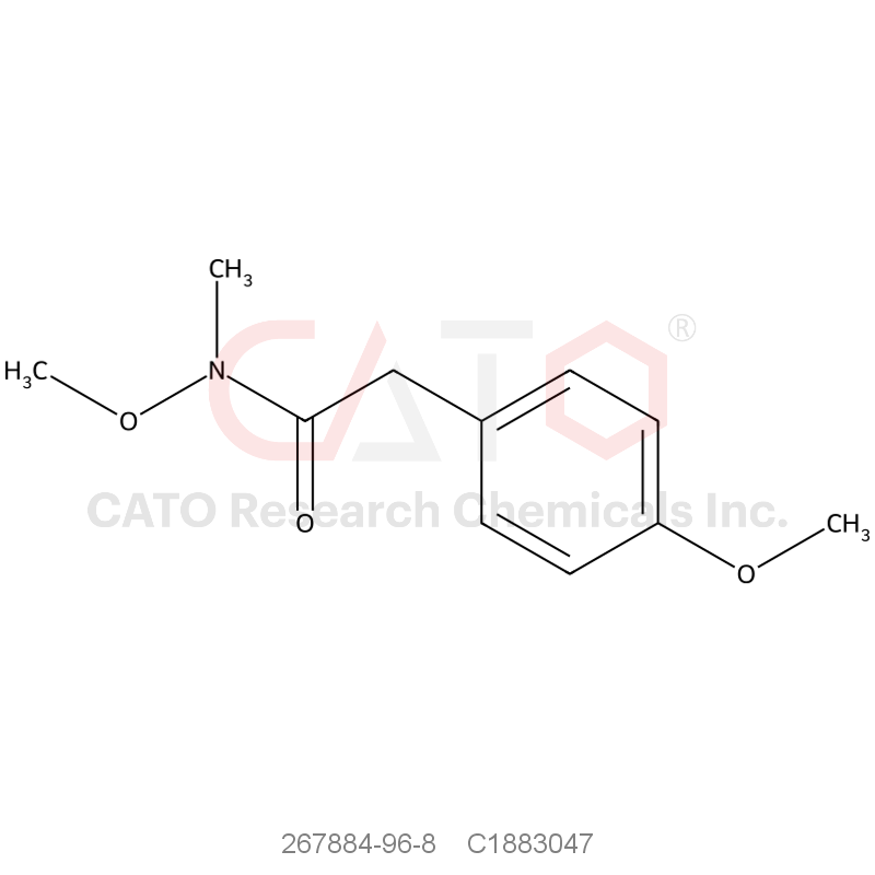 CAS No.:267884-96-8,N-Methoxy-2-(4-methoxyphenyl)-N-methylacetamide