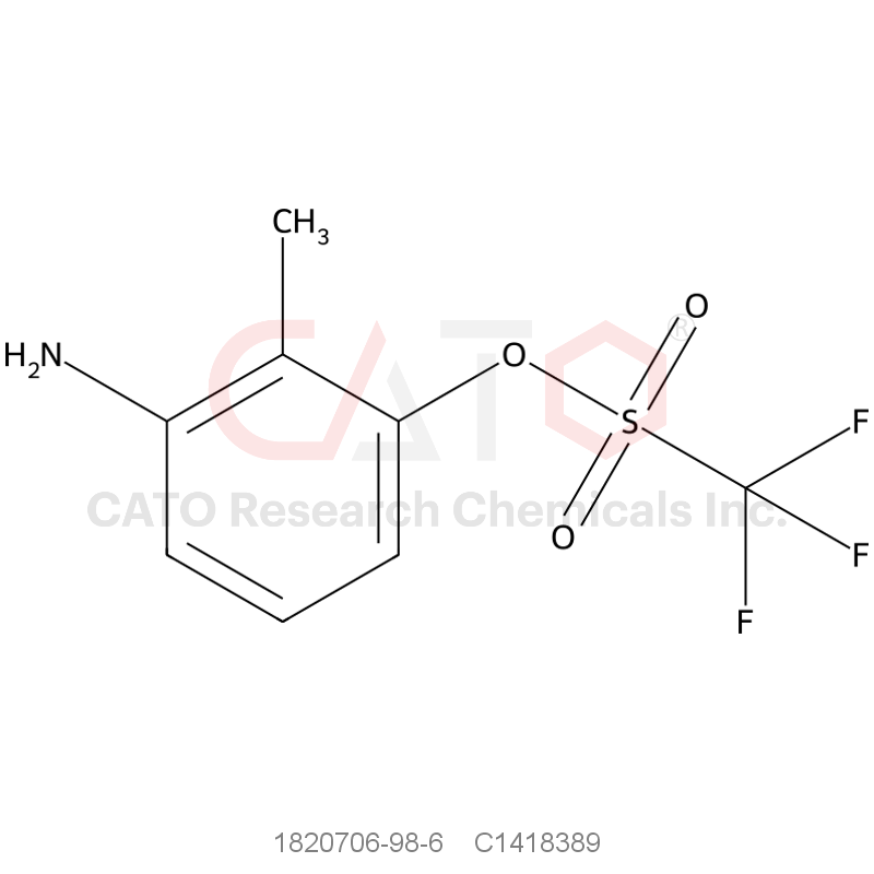 CAS No.:1820706-98-6,3-Amino-2-methylphenyl trifluoromethanesulfonate