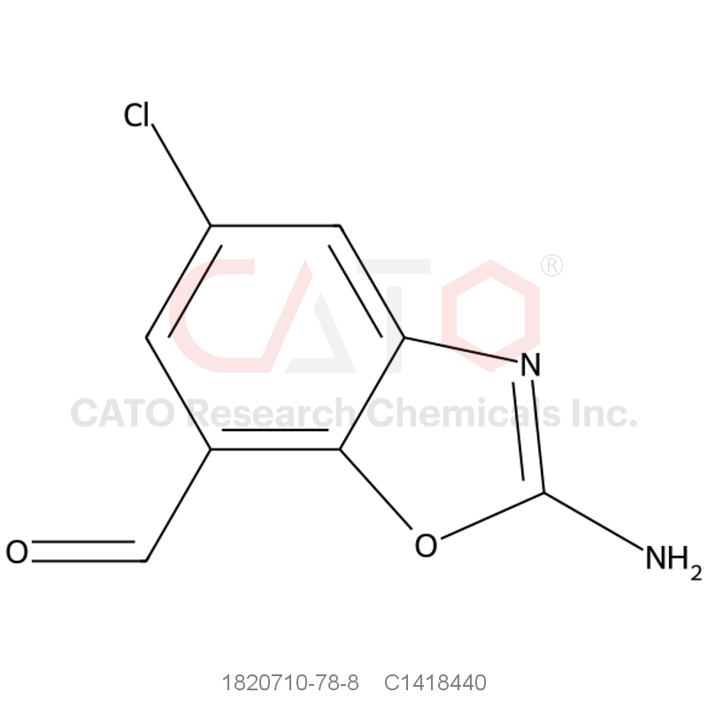 CAS No.:1820710-78-8,2-Amino-5-chloro-1,3-benzoxazole-7-carbaldehyde