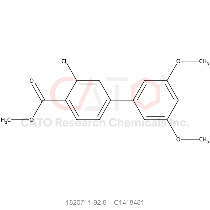 CAS No.:1820711-92-9,Methyl 2-chloro-4-(3,5-dimethoxyphenyl)benzoate
