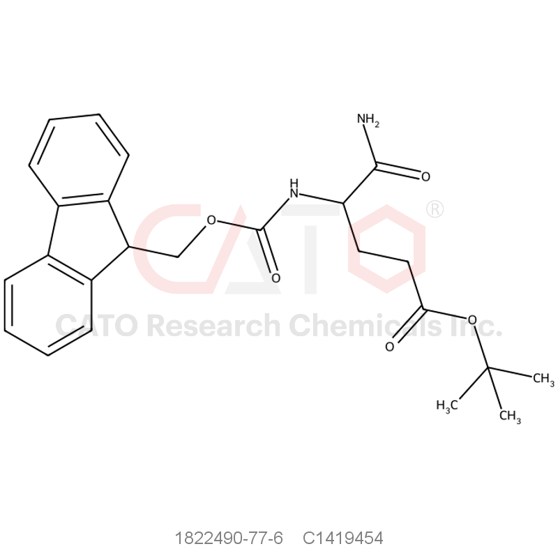 CAS No.:1822490-77-6,tert-Butyl 4-((((9H-fluoren-9-yl)methoxy)carbonyl)amino)-5-amino-5-oxopentanoate
