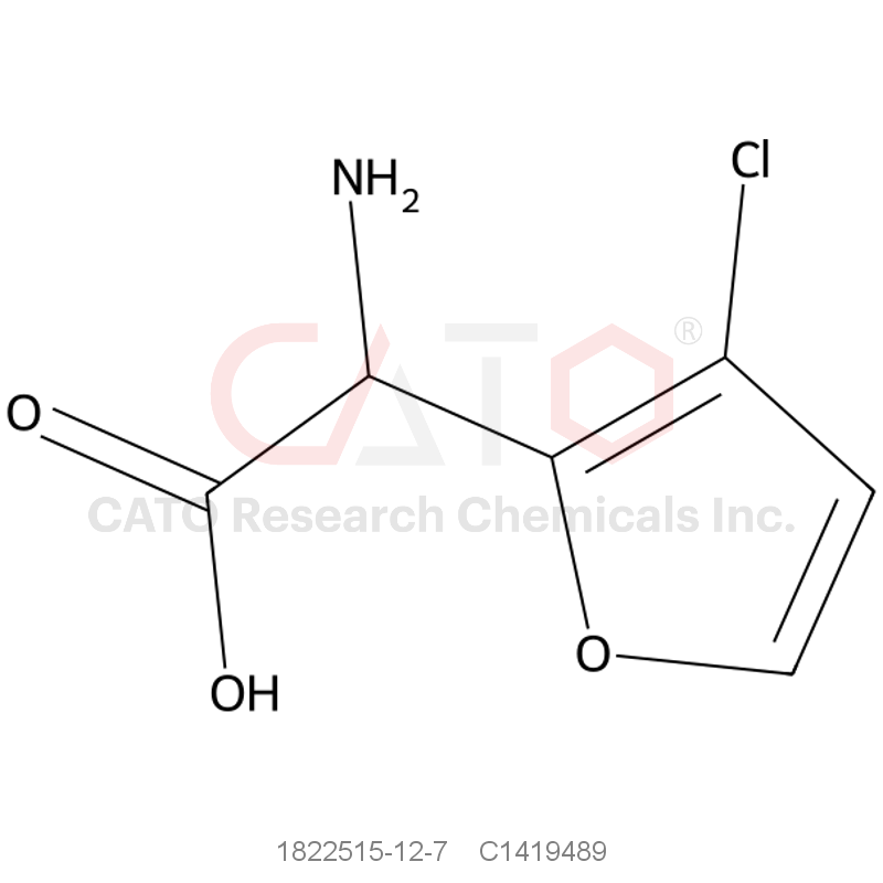 CAS No.:1822515-12-7,2-amino-2-(3-chlorofuran-2-yl)acetic acid