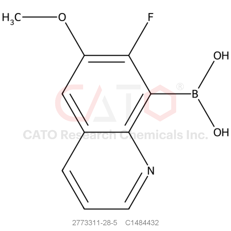 CAS No.:2773311-28-5,(7-Fluoro-6-methoxyquinolin-8-yl)boronic acid