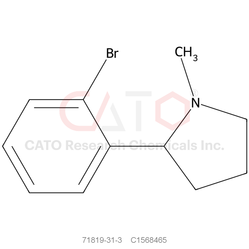 CAS No.:71819-31-3,2-(2-Bromophenyl)-1-methylpyrrolidine