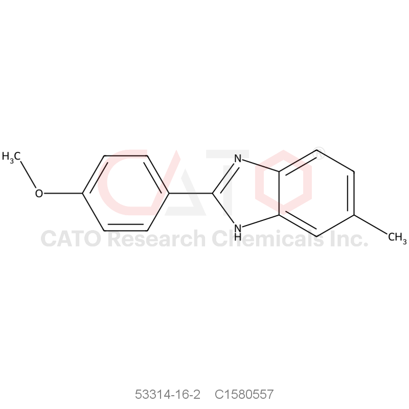 CAS No.:53314-16-2,2-(4-Methoxyphenyl)-5-methyl-1H-benzo[d]imidazole