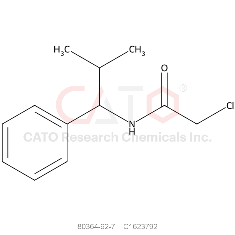 CAS No.:80364-92-7,2-Chloro-n-(2-methyl-1-phenylpropyl)acetamide