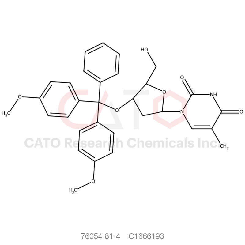 CAS No.:76054-81-4,3-O-(4,4-dimethoxytrityl)-thymidine