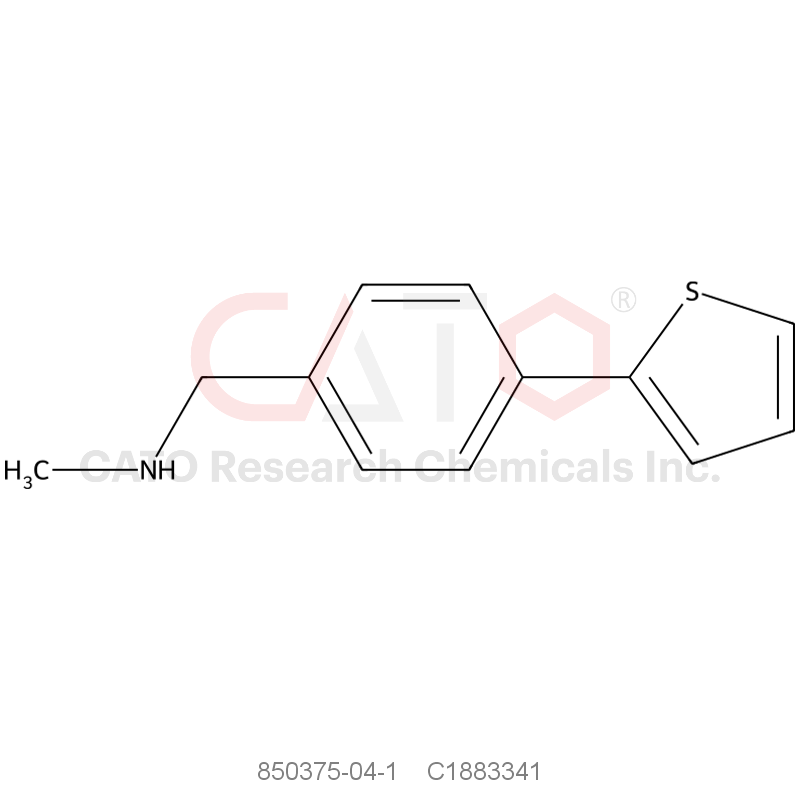 CAS No.:850375-04-1,N-methyl-1-(4-(thiophen-2-yl)phenyl)methanamine