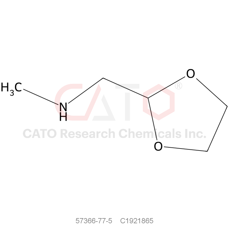 CAS No.:57366-77-5,57366-77-5
1,3-Dioxolane-2-methanamine, N-methyl-
N-Methyl-1,3-dioxolane-2-methanamine
