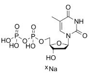 胸苷5′-二磷酸 钠盐（dTDP） Thymidine 5′-diphosphate Sodium Salt CAS 108322-12-9 结构式 Chemical Structure
