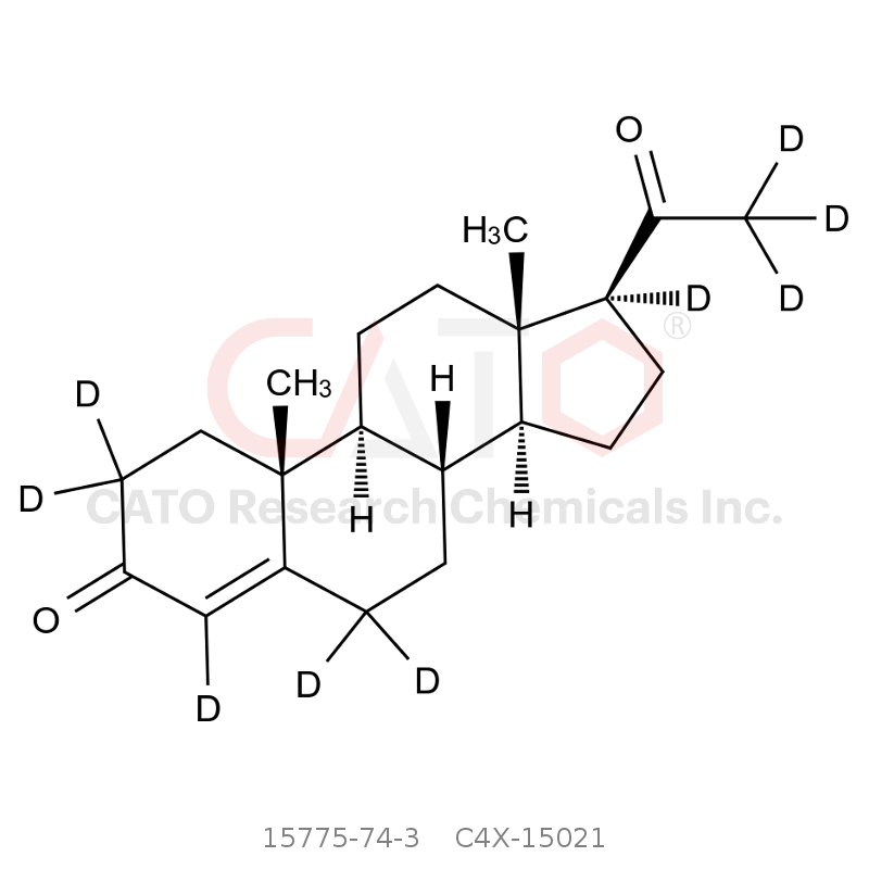 CAS No.:15775-74-3,孕酮-d9