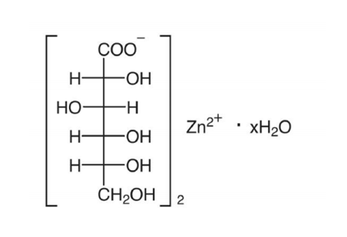 Zinc(II) Gluconate Hydrate CAS 4468-02-4 chemical structure