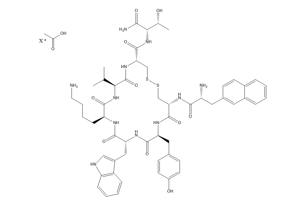 CAS No.:108736-35-2（free base）,醋酸兰瑞肽