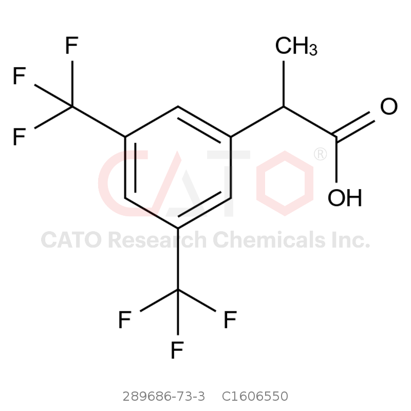 CAS No.:289686-73-3,2-[3,5-Bis(trifluoromethyl)phenyl]propanoic Acid