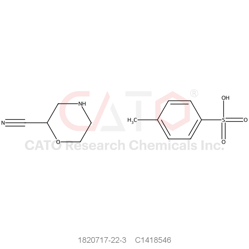 CAS No.:1820717-22-3,Morpholine-2-carbonitrile 4-methylbenzenesulfonate