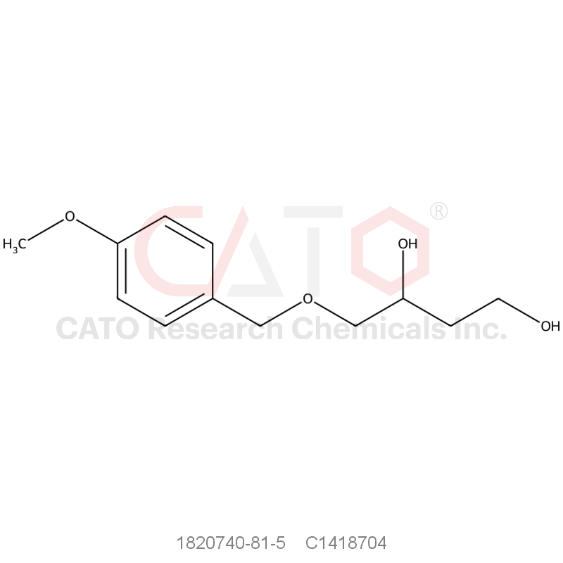 CAS No.:1820740-81-5,4-((4-Methoxybenzyl)oxy)butane-1,3-diol