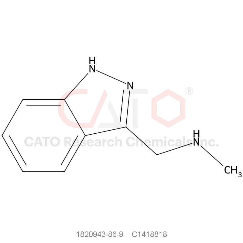CAS No.:1820943-86-9,1-(1H-Indazol-3-yl)-N-methylmethanamine