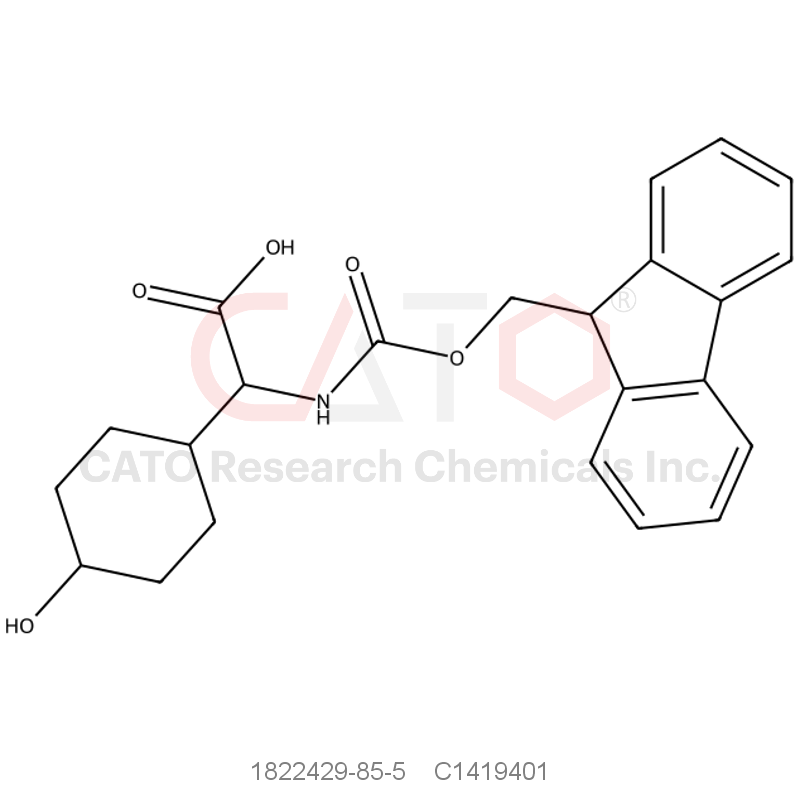 CAS No.:1822429-85-5,2-((((9H-fluoren-9-yl)methoxy)carbonyl)amino)-2-(4-hydroxycyclohexyl)acetic acid