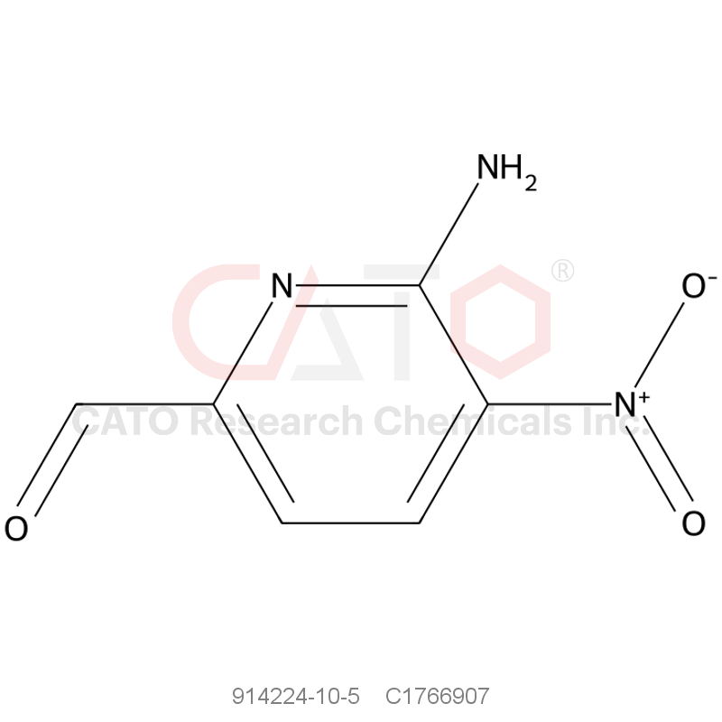 CAS No.:914224-10-5,6-Amino-5-nitropicolinaldehyde