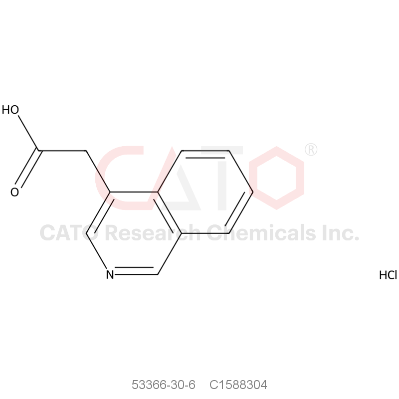 CAS No.:53366-30-6,2-(Isoquinolin-4-yl)acetic acid hydrochloride