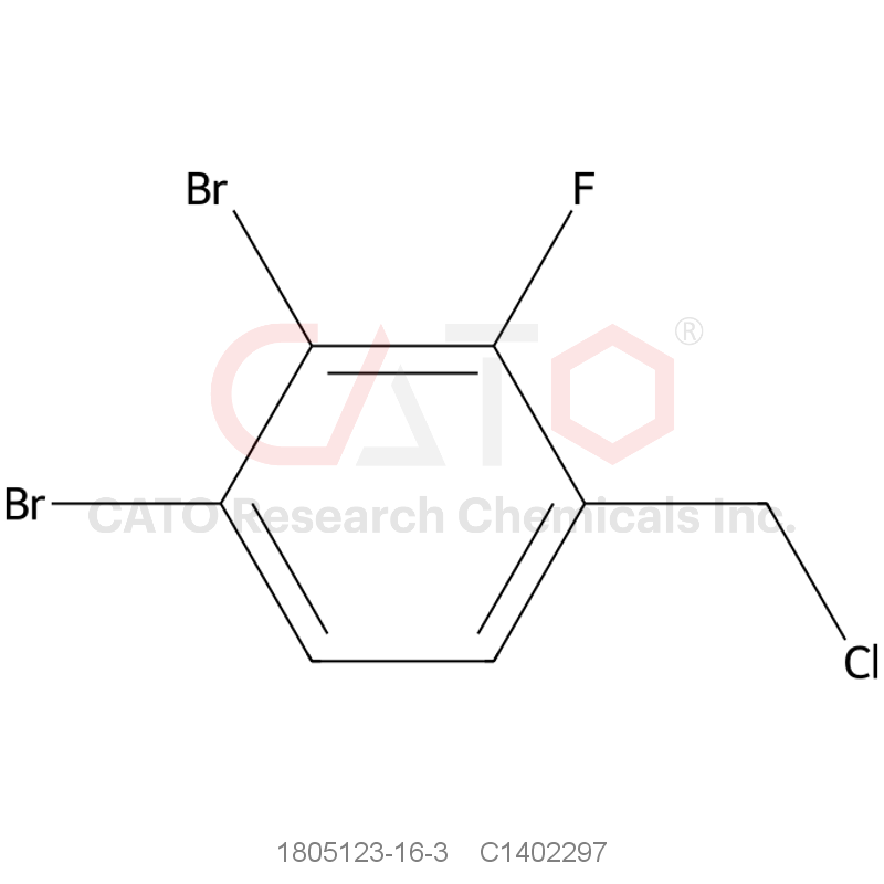 CAS No.:1805123-16-3,3,4-Dibromo-2-fluorobenzyl chloride