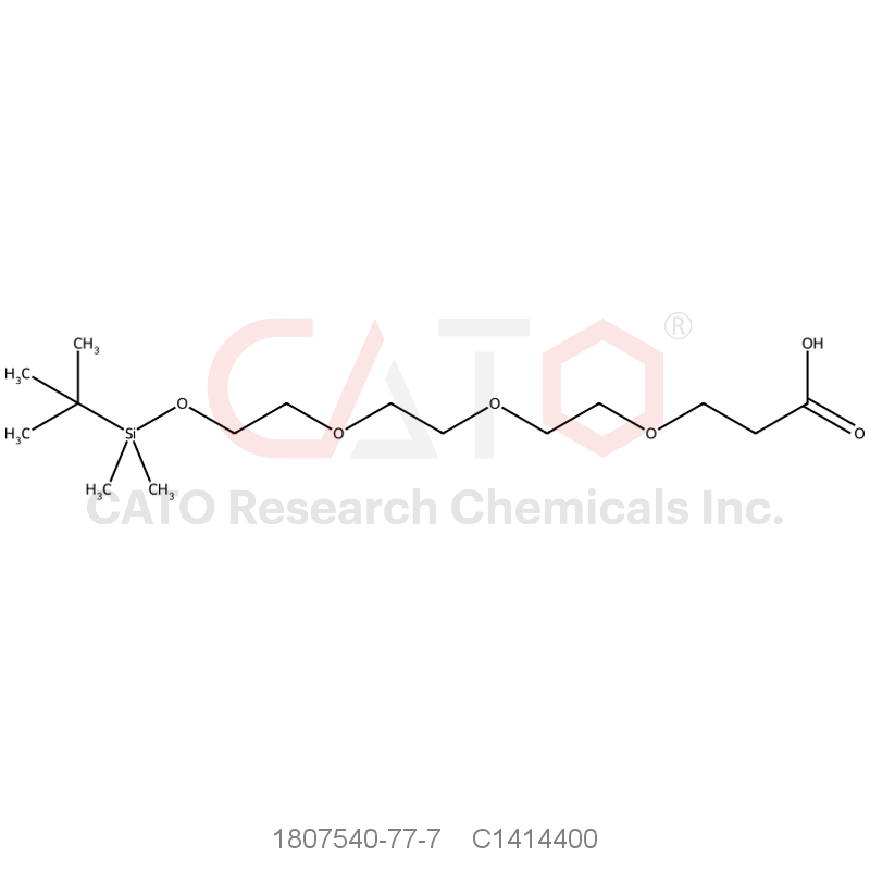 CAS No.:1807540-77-7,2,2,3,3-Tetramethyl-4,7,10,13-tetraoxa-3-silahexadecan-16-oic acid