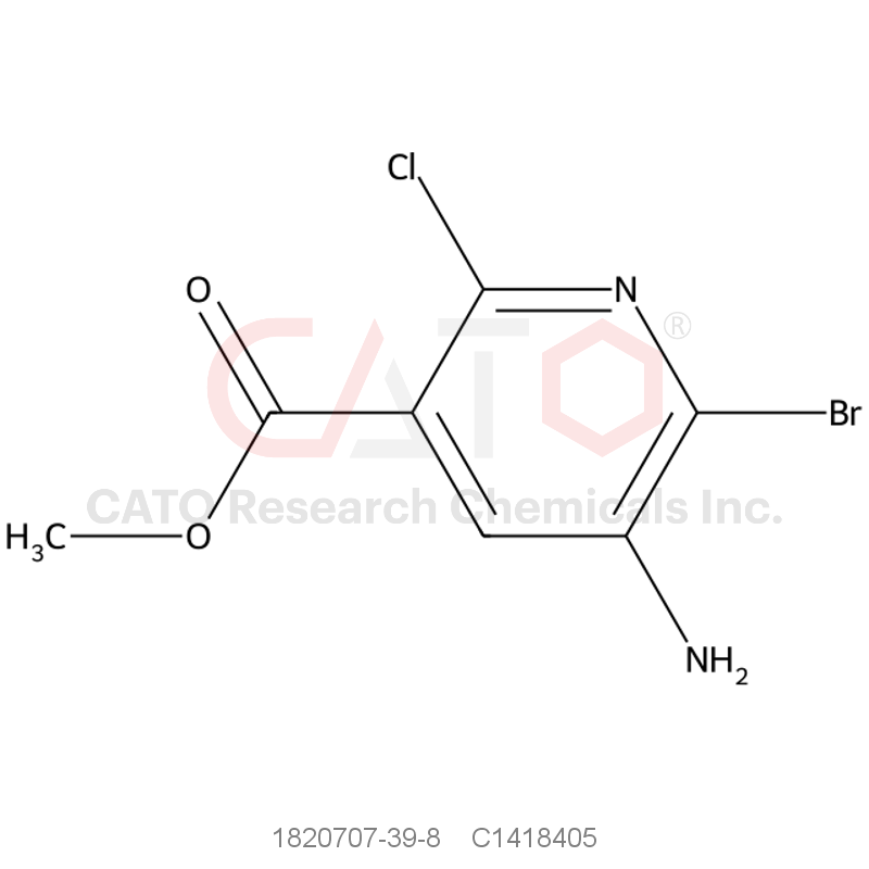 CAS No.:1820707-39-8,Methyl 5-amino-6-bromo-2-chloronicotinate