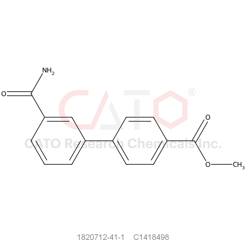CAS No.:1820712-41-1,Methyl 4-(3-carbamoylphenyl)benzoate