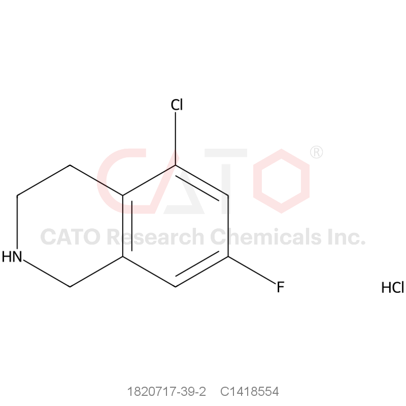 CAS No.:1820717-39-2,5-chloro-7-fluoro-1,2,3,4-tetrahydroisoquinoline hydrochloride