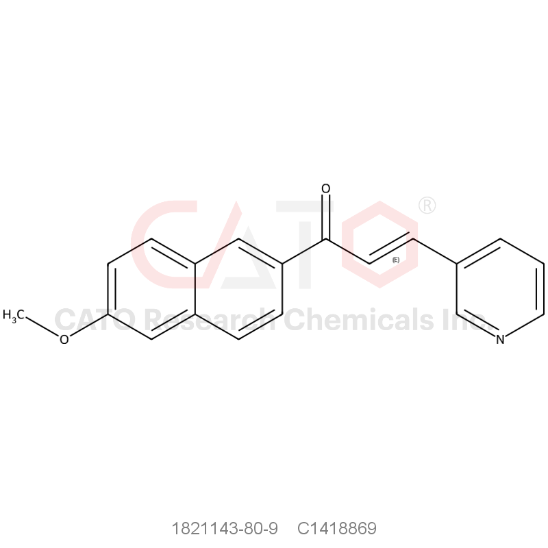CAS No.:1821143-80-9,(E)-1-(6-Methoxynaphthalen-2-yl)-3-(pyridin-3-yl)prop-2-en-1-one