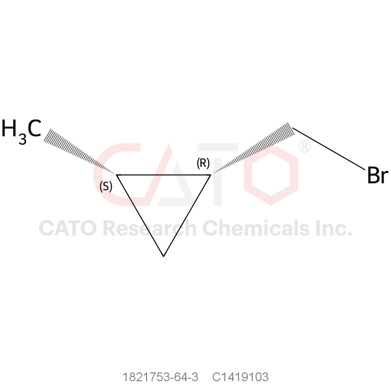CAS No.:1821753-64-3,(1R,2S)-1-(bromomethyl)-2-methyl-cyclopropane