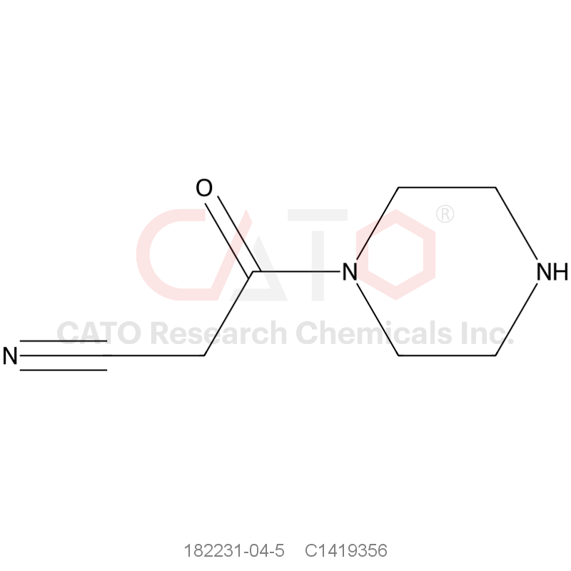CAS No.:182231-04-5,3-oxo-3-(piperazin-1-yl)propanenitrile
