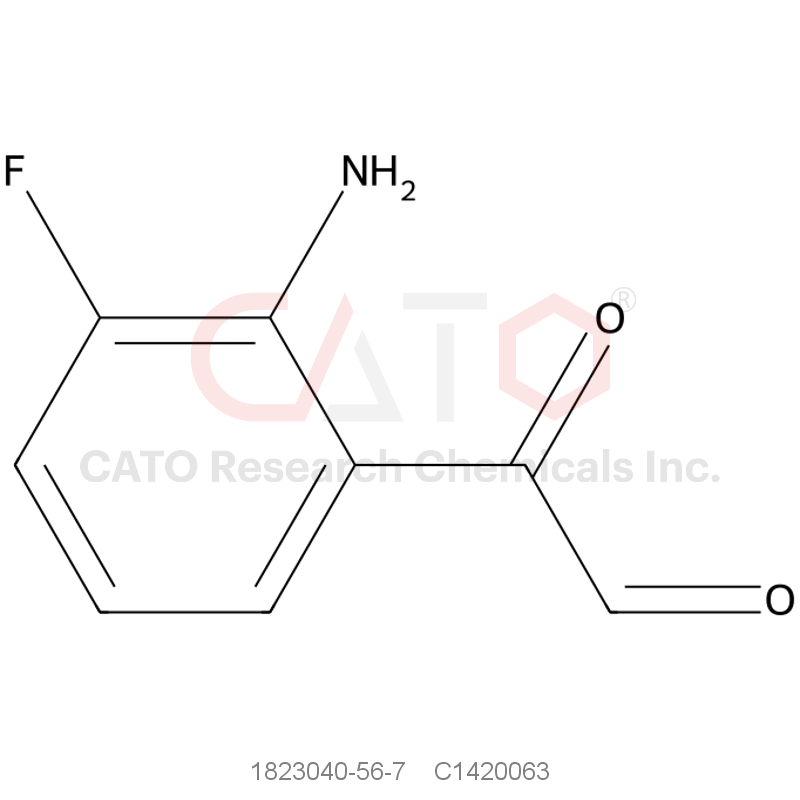 CAS No.:1823040-56-7,2-(2-Amino-3-fluorophenyl)-2-oxoacetaldehyde