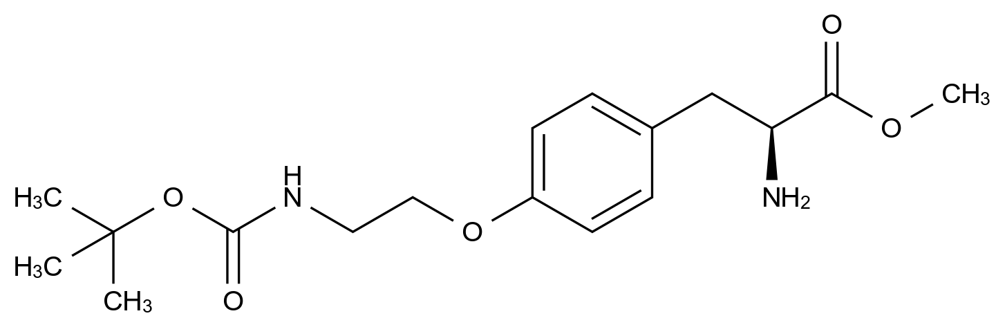 CAS No.:897962-34-4,H-4-(2-(Boc-Amino)Ethoxy)-Phe-OMe