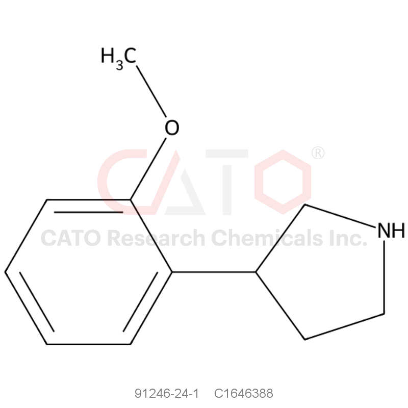 CAS No.:91246-24-1,3-(2-METHOXYPHENYL)PYRROLIDINE