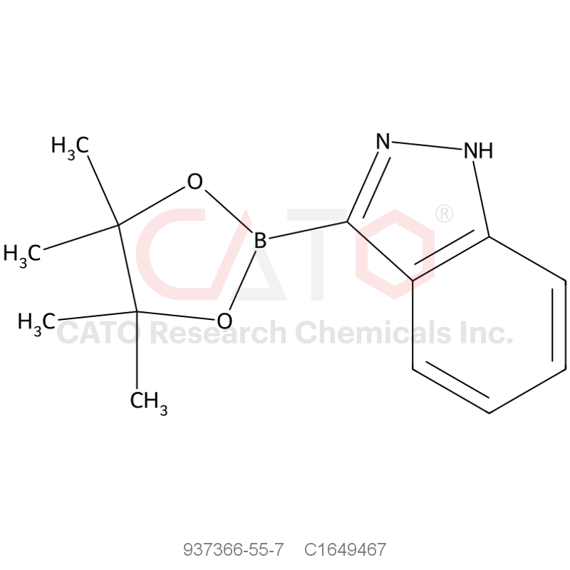 CAS No.:937366-55-7,3-(4,4,5,5-Tetramethyl-1,3,2-dioxaborolan-2-yl)-1H-indazole