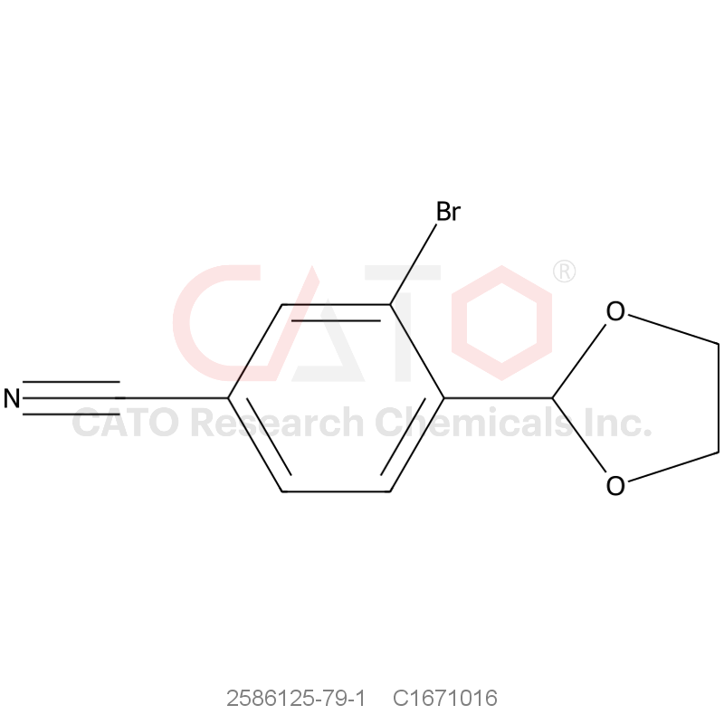 CAS No.:2586125-79-1,3-Bromo-4-(1,3-dioxolan-2-yl)benzonitrile