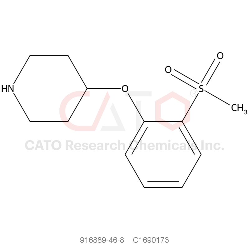 CAS No.:916889-46-8,4-(2-(Methylsulfonyl)phenoxy)piperidine