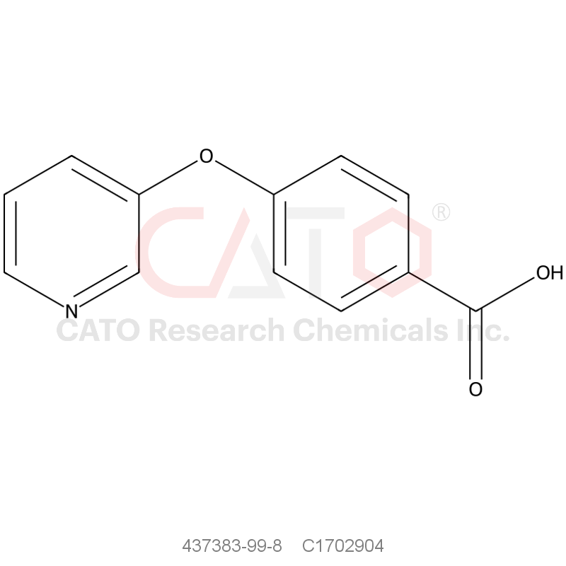 CAS No.:437383-99-8,4-(Pyridin-3-yloxy)benzoic acid