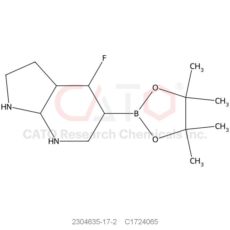 CAS No.:2304635-17-2,4-氟-5-(四甲基-1,3,2-二噁硼戊环-2-基)-1H-吡咯并[2,3-b]吡啶