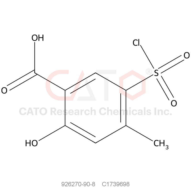 CAS No.:926270-90-8,5-(Chlorosulfonyl)-2-hydroxy-4-methylbenzoic acid