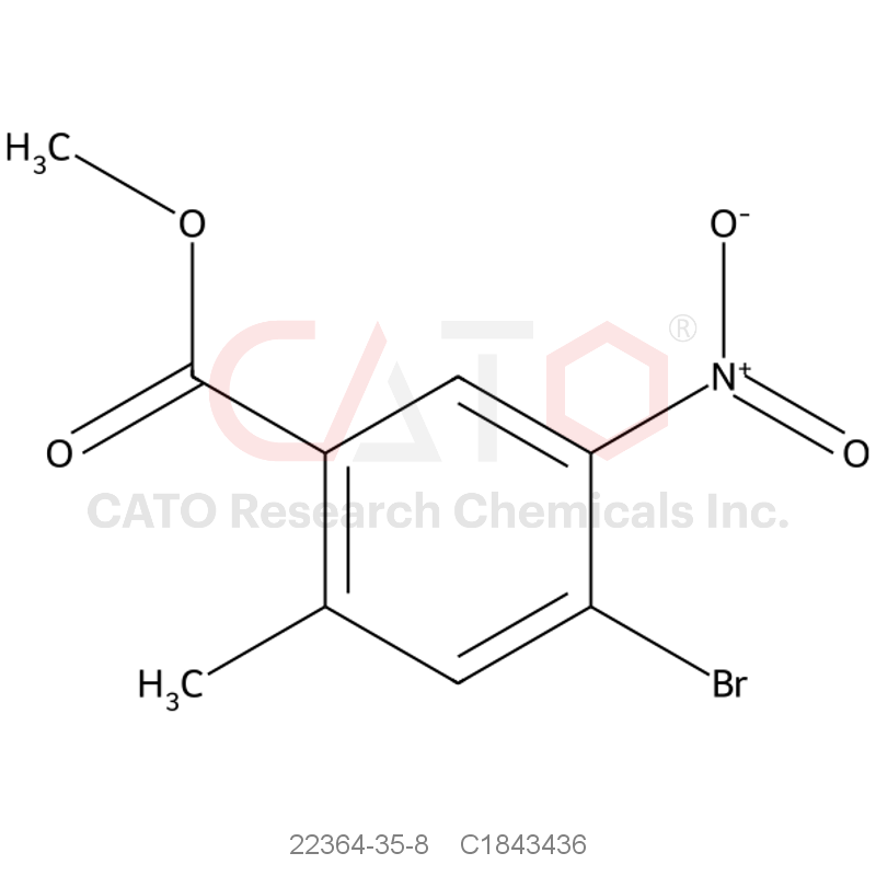CAS No.:22364-35-8,Methyl 4-bromo-2-methyl-5-nitrobenzoate