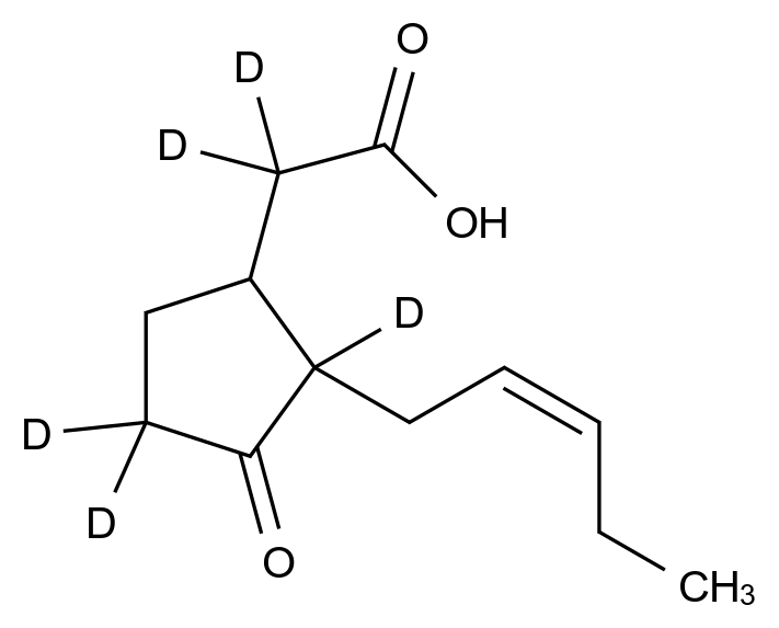 CAS No.:2750534-78-0,Jasmonic Acid-d5 (Mixture of Diastereomers, (-)-trans major)