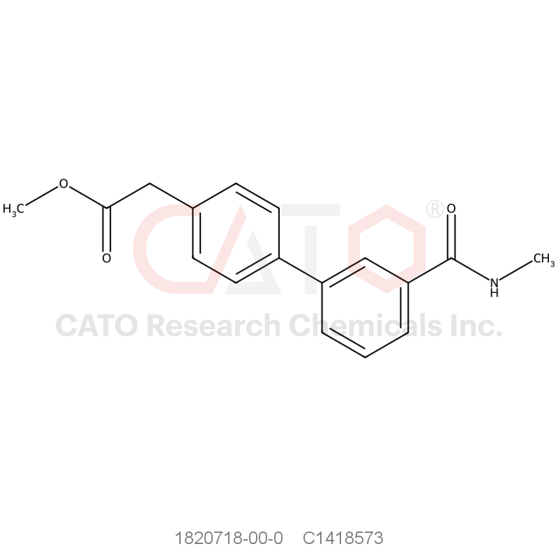 CAS No.:1820718-00-0,Methyl 2-{4-[3-(methylcarbamoyl)phenyl]phenyl}acetate