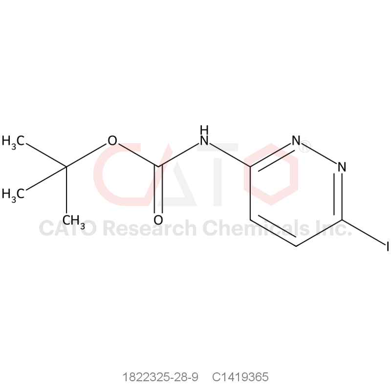 CAS No.:1822325-28-9,tert-Butyl (6-iodopyridazin-3-yl)carbamate