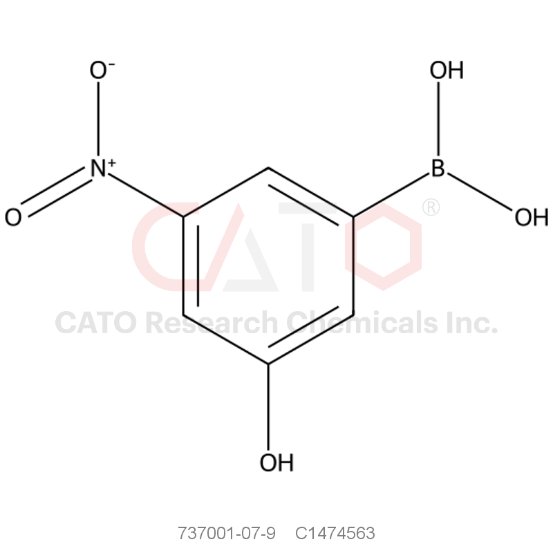 CAS No.:737001-07-9,(3-Hydroxy-5-nitrophenyl)boronic acid