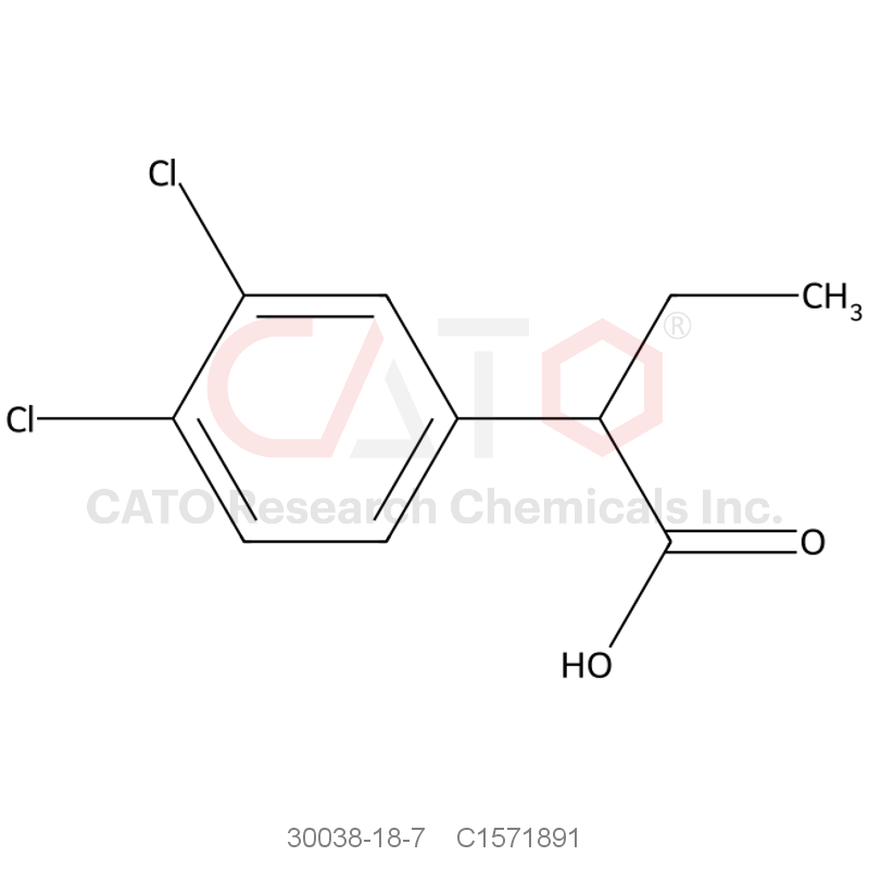 CAS No.:30038-18-7,2-(3,4-Dichlorophenyl)butanoic acid