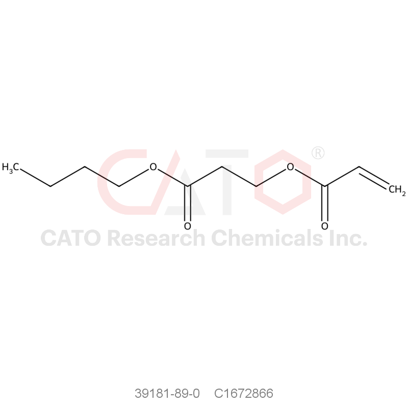 CAS No.:39181-89-0,3-Butoxy-3-oxopropyl acrylate